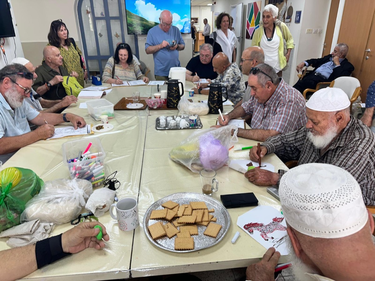 סיור לימודי חברתי בבקה עם תלמידי החוג בערבית, יוני 2024